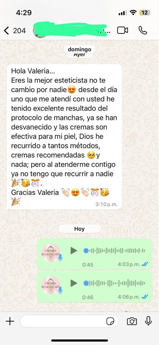 Testimonio real de clienta Vanessa Beauty Studio