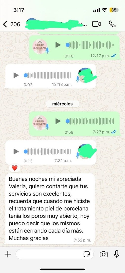 Testimonio real de clienta Vanessa Beauty Studio